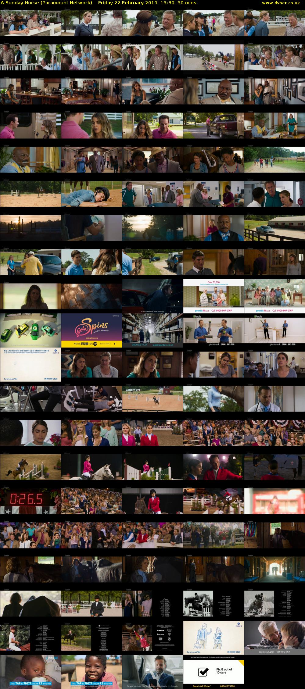 A Sunday Horse (Paramount Network) Friday 22 February 2019 15:30 - 16:20