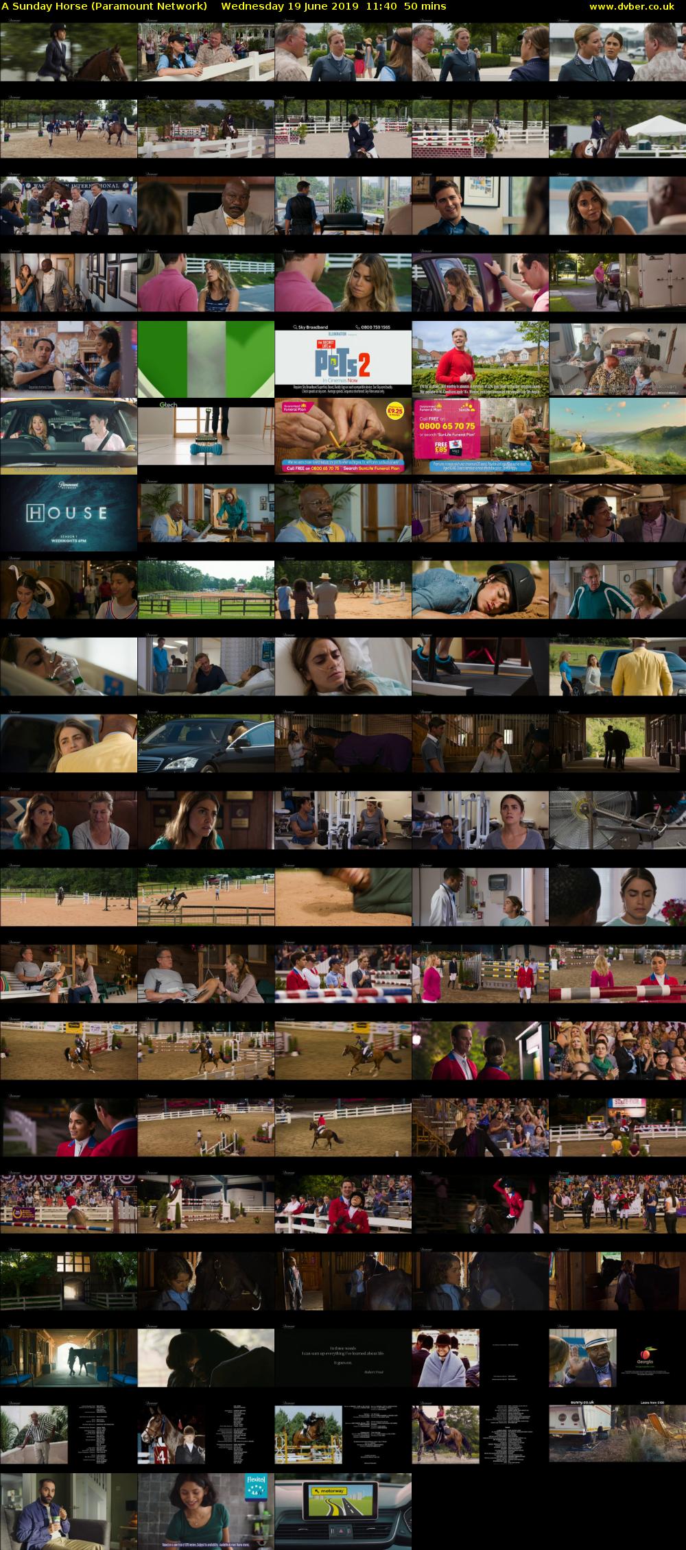 A Sunday Horse (Paramount Network) Wednesday 19 June 2019 11:40 - 12:30