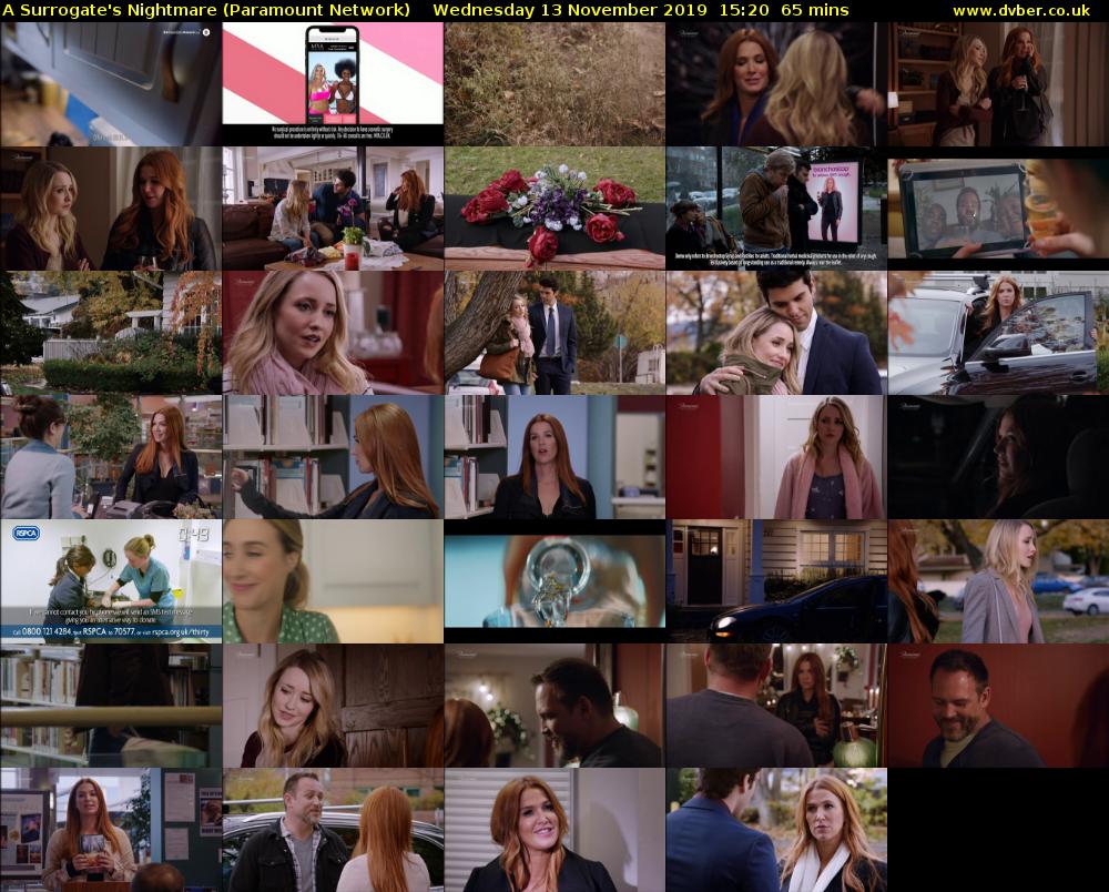 A Surrogate's Nightmare (Paramount Network) Wednesday 13 November 2019 15:20 - 16:25