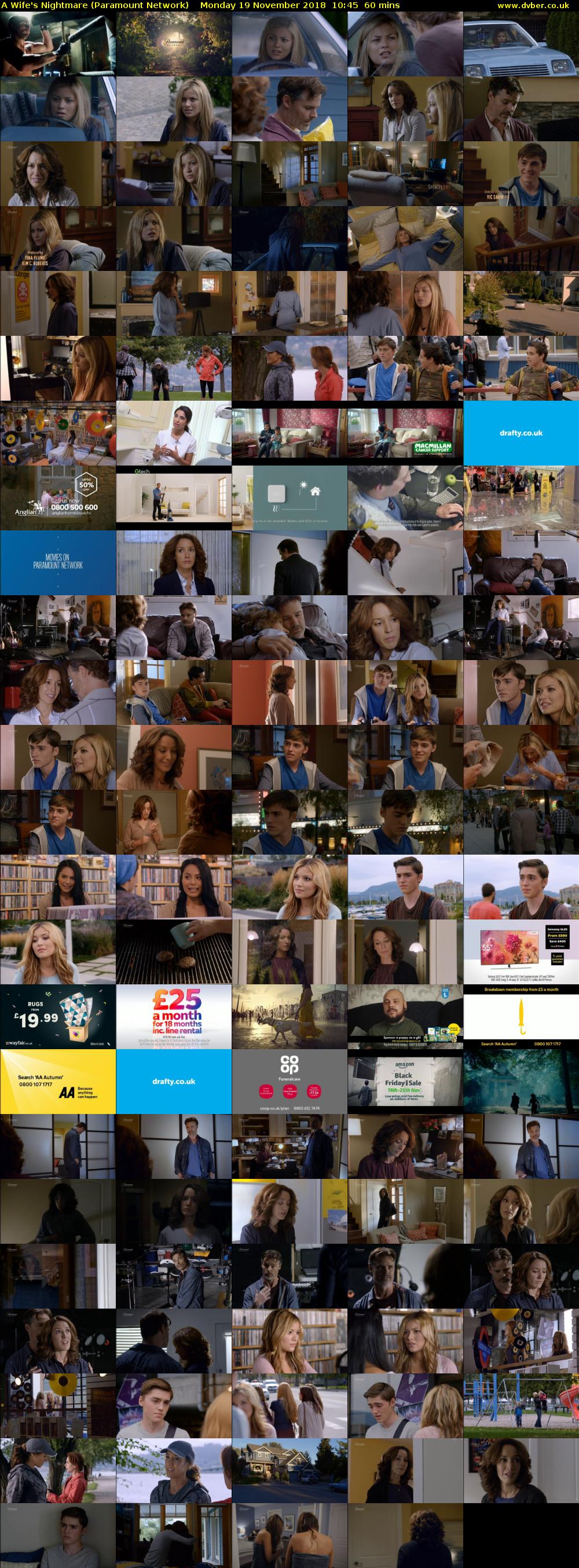 A Wife's Nightmare (Paramount Network) Monday 19 November 2018 10:45 - 11:45