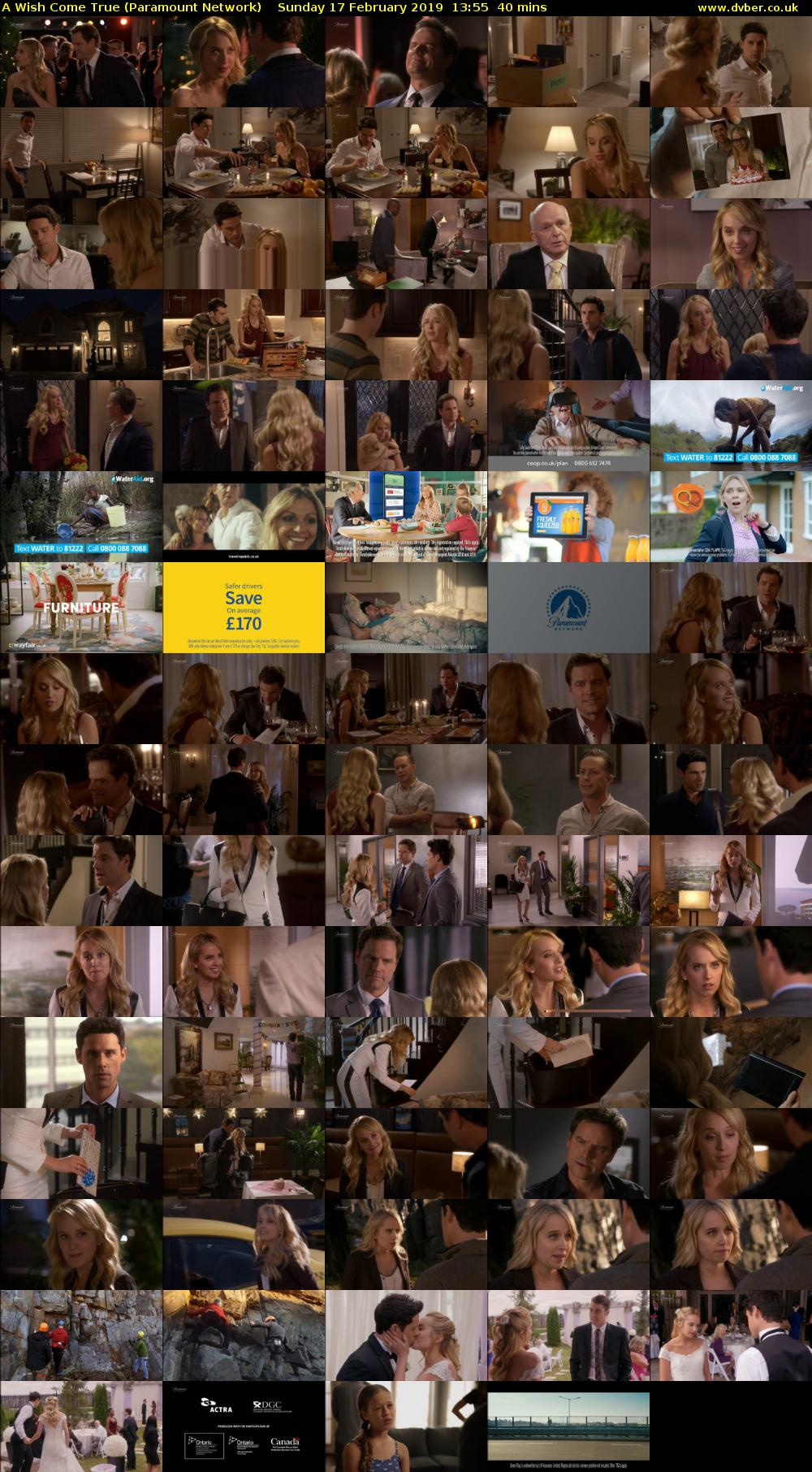 A Wish Come True (Paramount Network) Sunday 17 February 2019 13:55 - 14:35