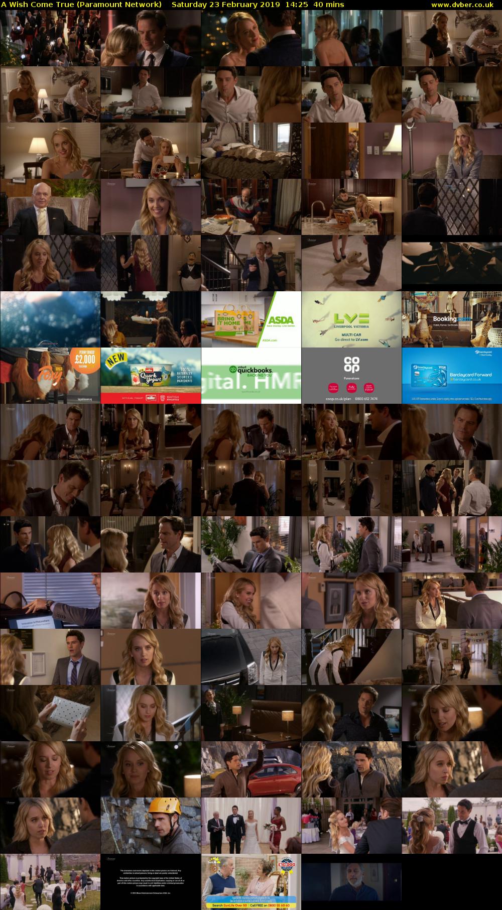 A Wish Come True (Paramount Network) Saturday 23 February 2019 14:25 - 15:05