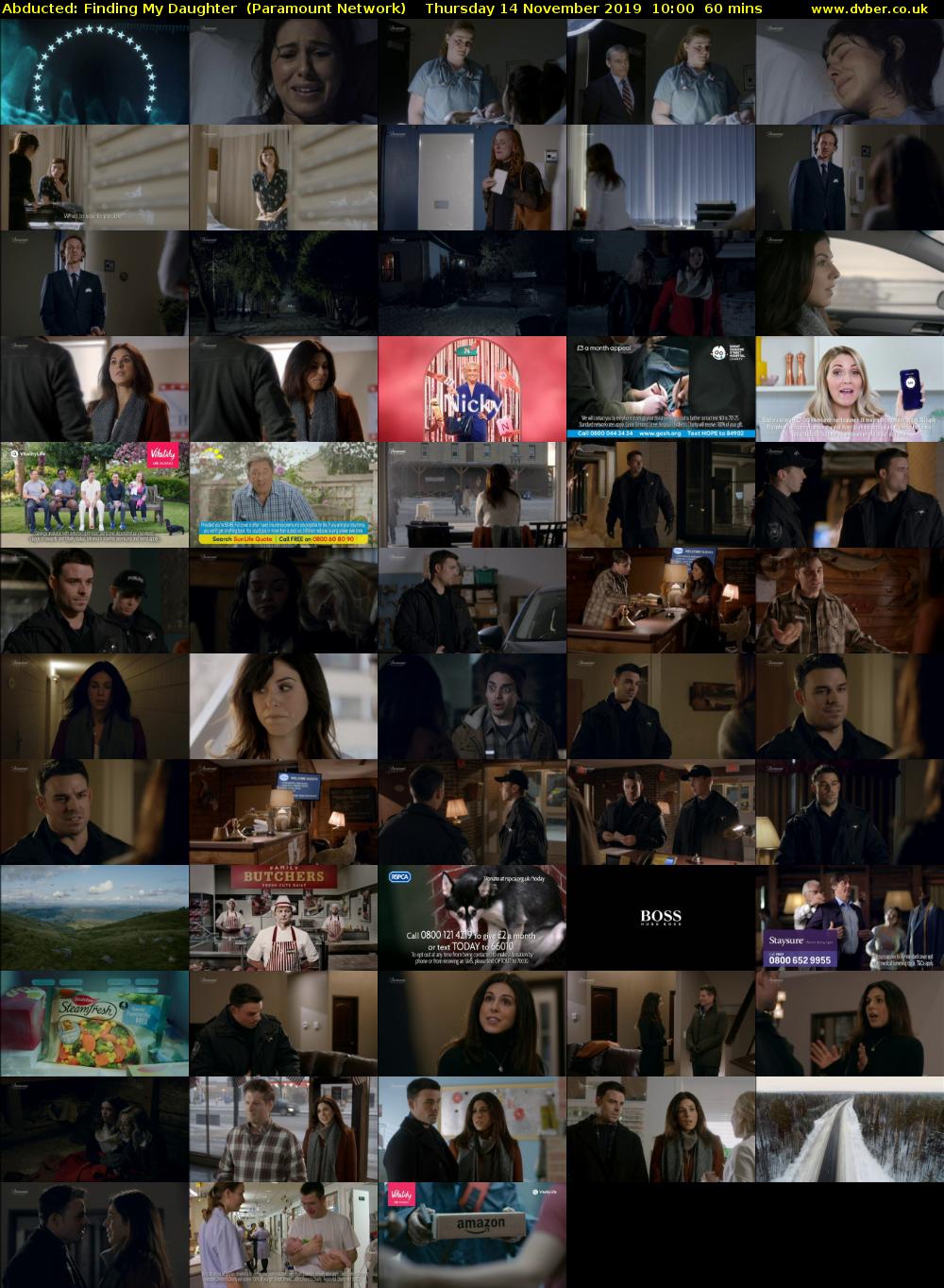 Abducted: Finding My Daughter  (Paramount Network) Thursday 14 November 2019 10:00 - 11:00