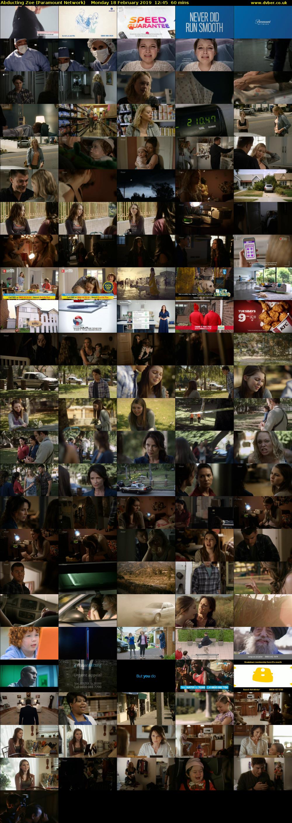 Abducting Zoe (Paramount Network) Monday 18 February 2019 12:45 - 13:45