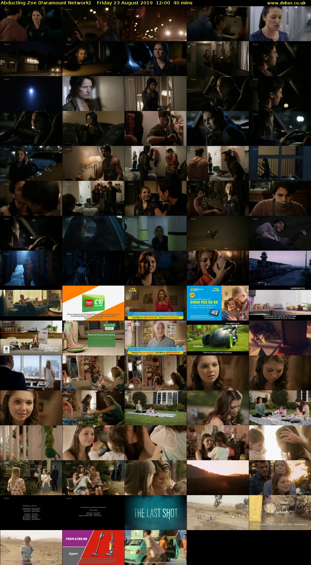 Abducting Zoe (Paramount Network) Friday 23 August 2019 12:00 - 12:40