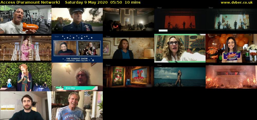 Access (Paramount Network) Saturday 9 May 2020 05:50 - 06:00