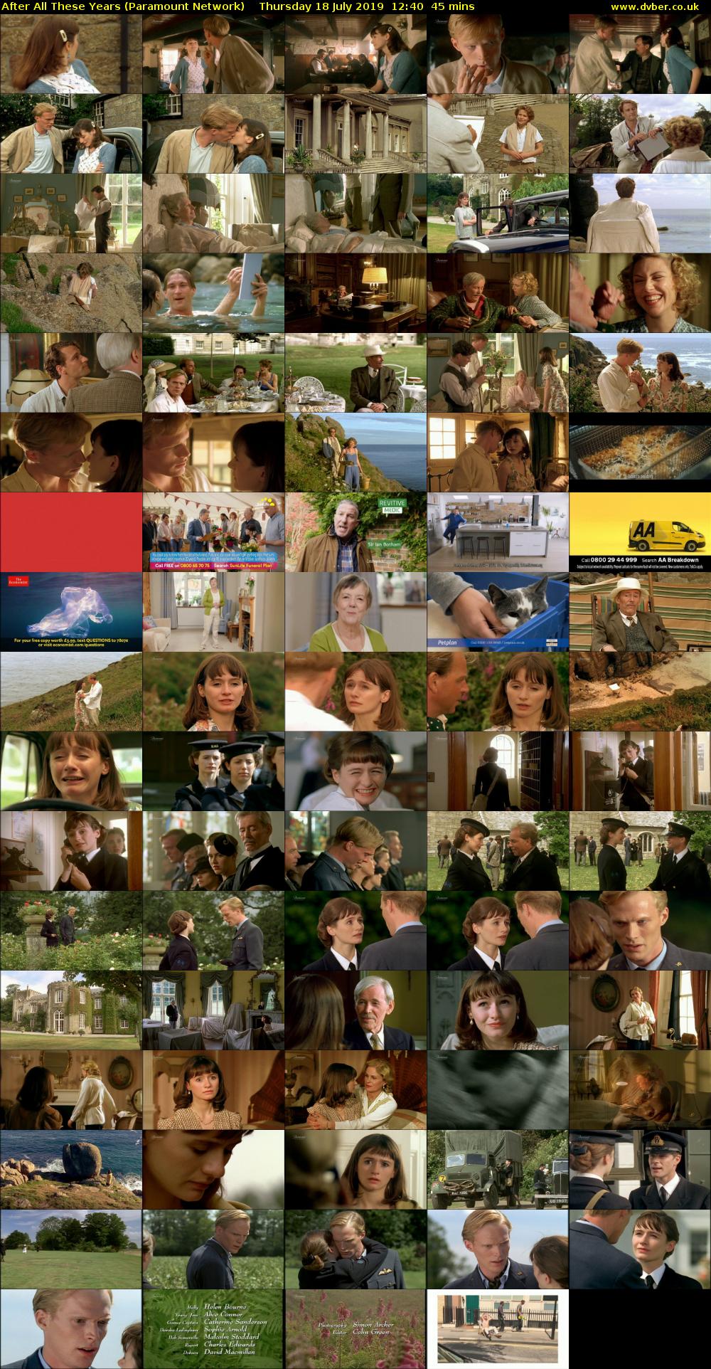 After All These Years (Paramount Network) Thursday 18 July 2019 12:40 - 13:25