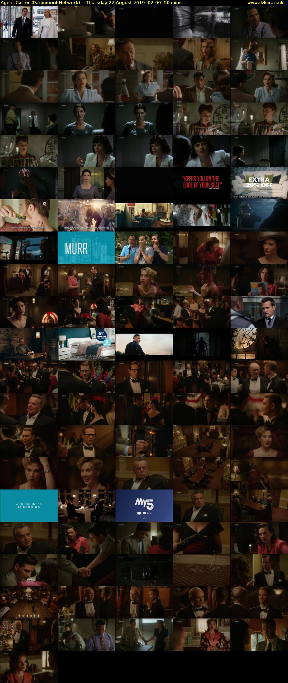 Agent Carter (Paramount Network) Thursday 22 August 2019 02:00 - 02:50