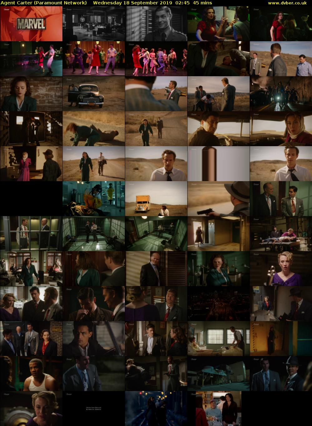 Agent Carter (Paramount Network) Wednesday 18 September 2019 02:45 - 03:30