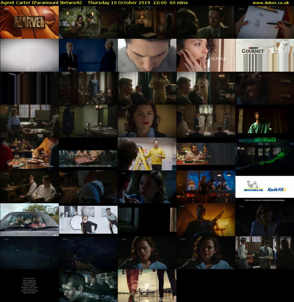 Agent Carter (Paramount Network) Thursday 10 October 2019 22:00 - 23:00