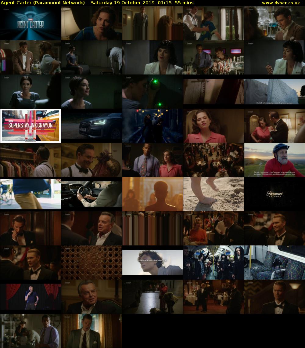 Agent Carter (Paramount Network) Saturday 19 October 2019 01:15 - 02:10