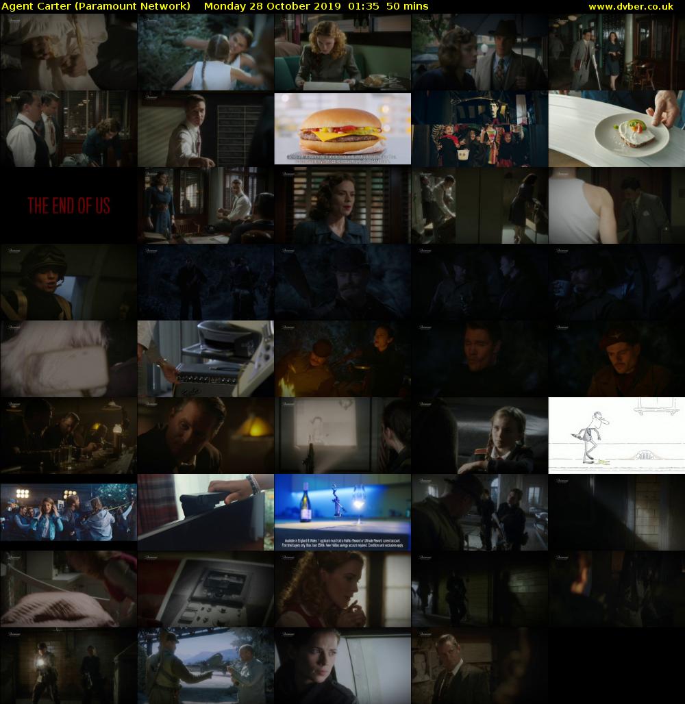 Agent Carter (Paramount Network) Monday 28 October 2019 01:35 - 02:25