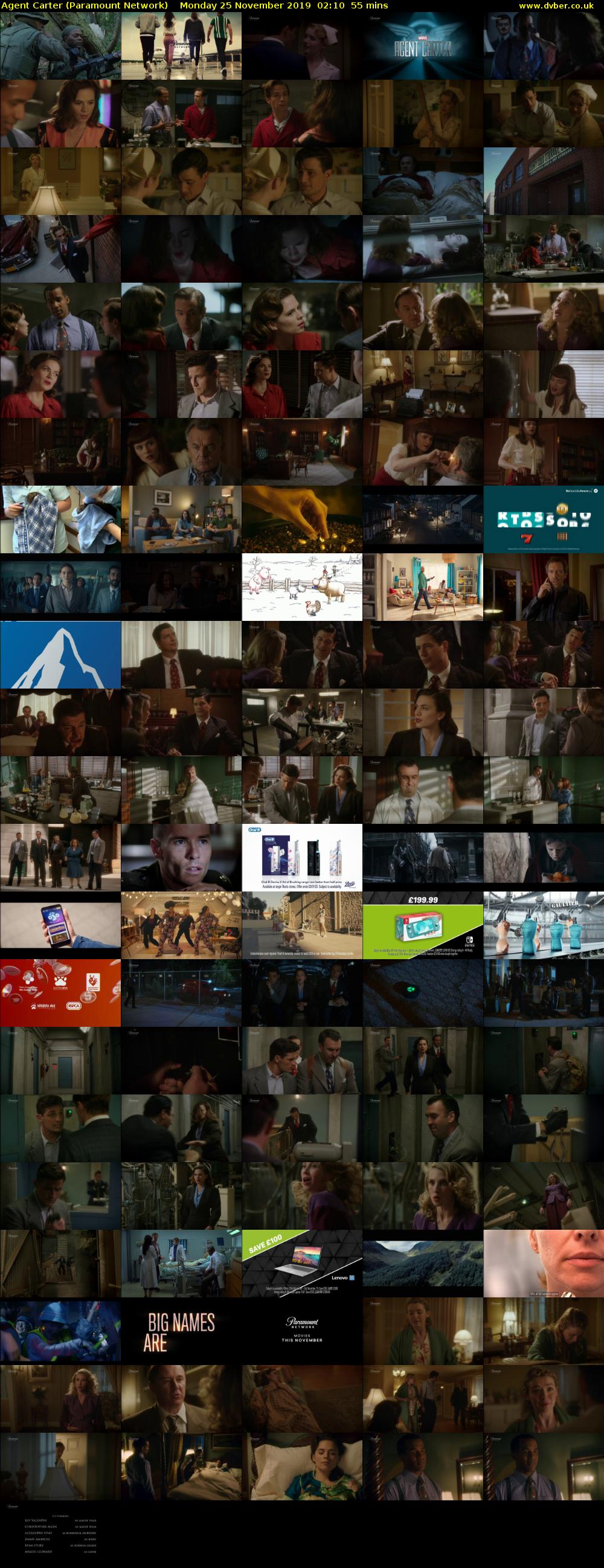 Agent Carter (Paramount Network) Monday 25 November 2019 02:10 - 03:05
