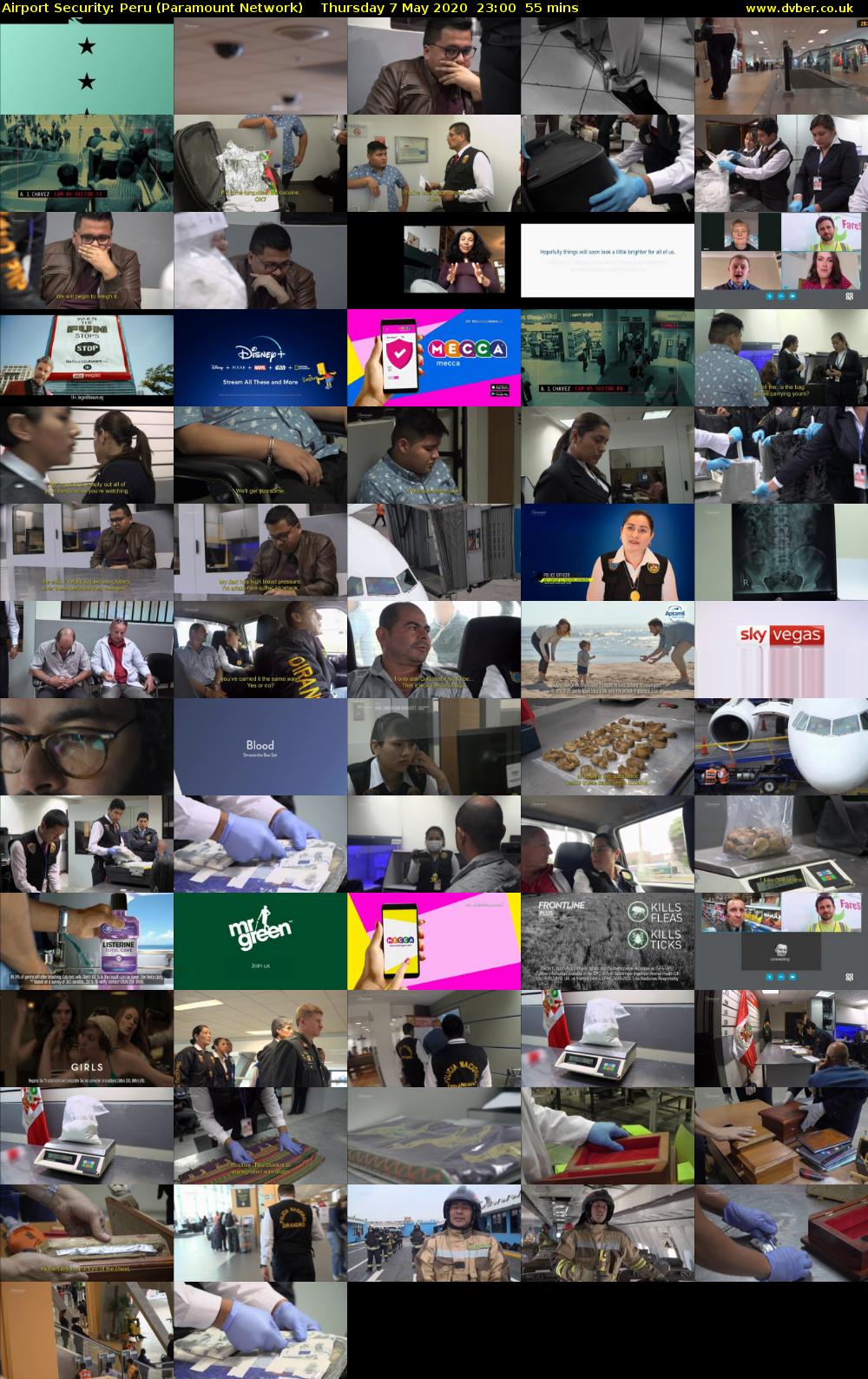 Airport Security: Peru (Paramount Network) Thursday 7 May 2020 23:00 - 23:55
