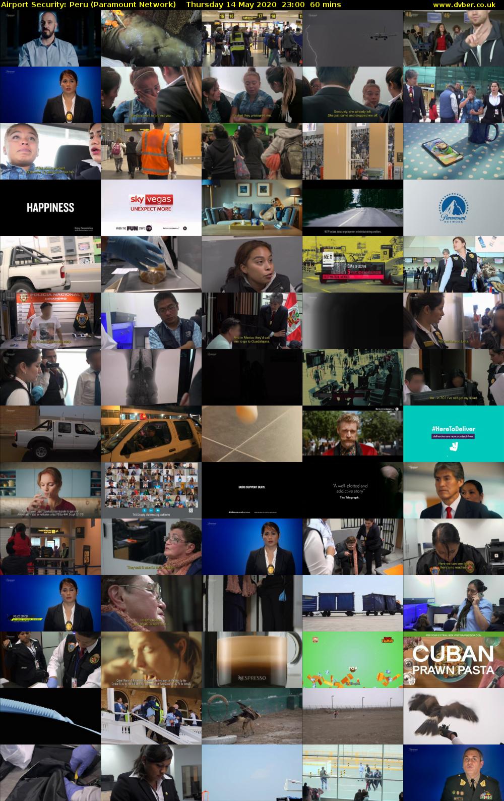 Airport Security: Peru (Paramount Network) Thursday 14 May 2020 23:00 - 00:00