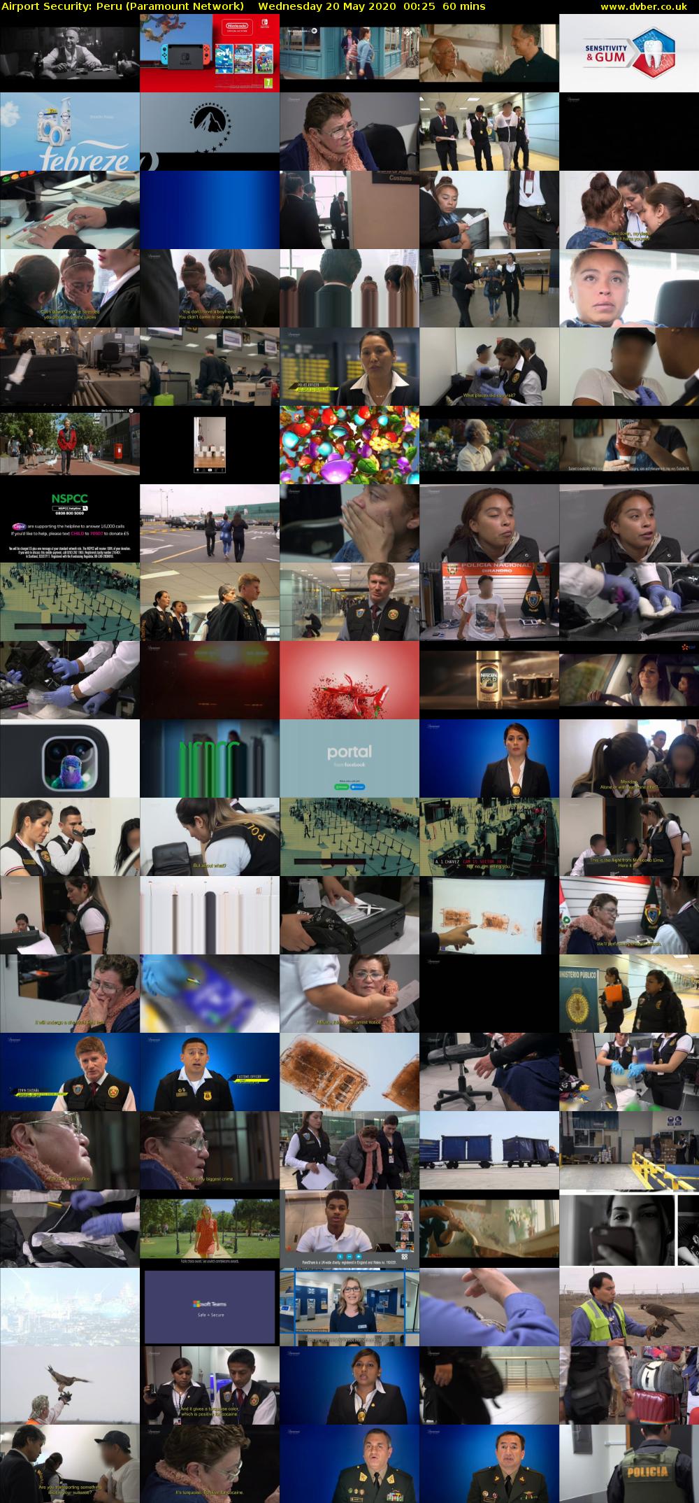 Airport Security: Peru (Paramount Network) Wednesday 20 May 2020 00:25 - 01:25
