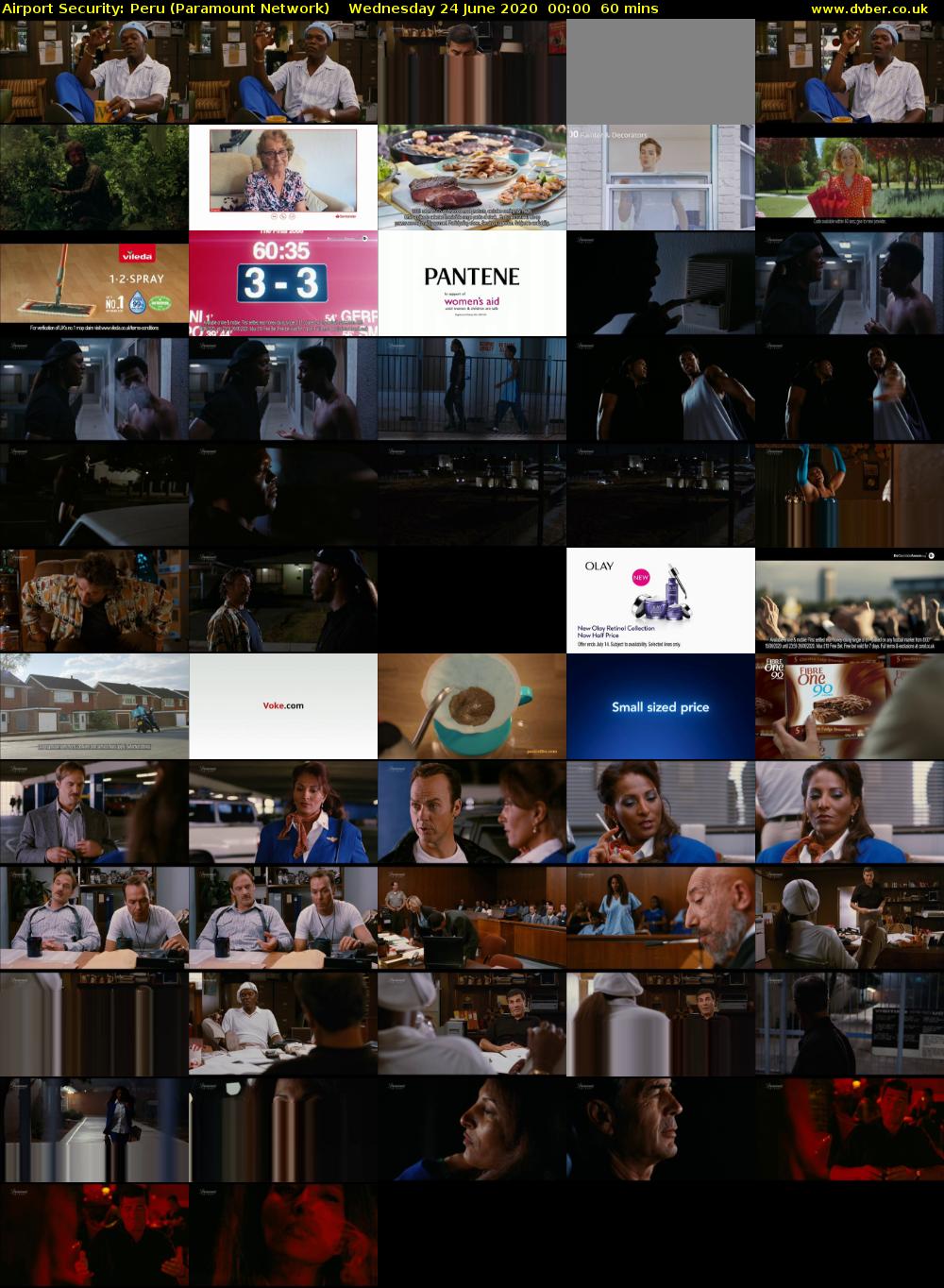 Airport Security: Peru (Paramount Network) Wednesday 24 June 2020 00:00 - 01:00