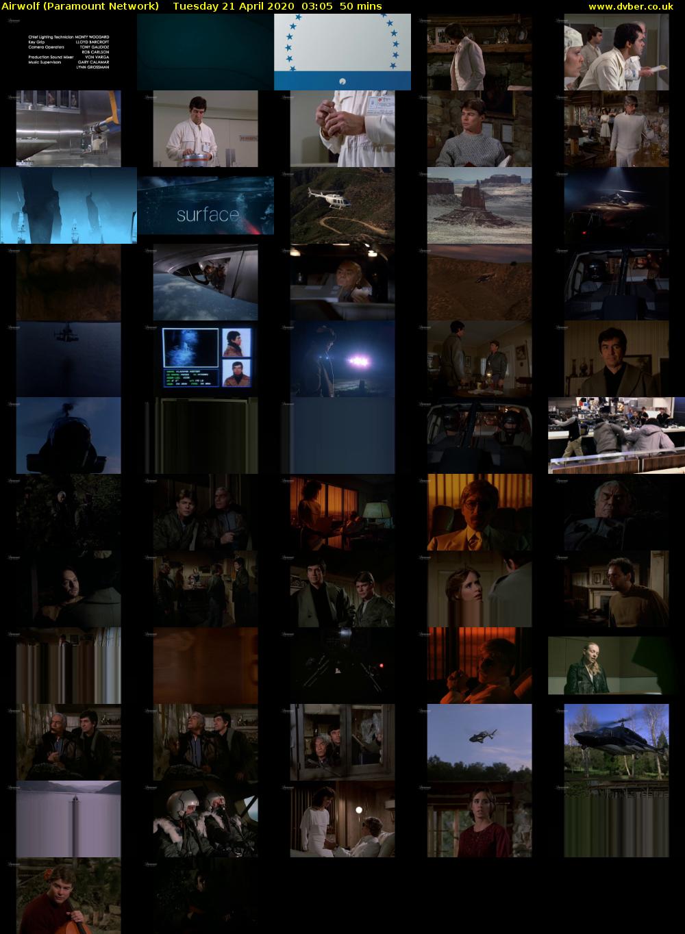 Airwolf (Paramount Network) Tuesday 21 April 2020 03:05 - 03:55