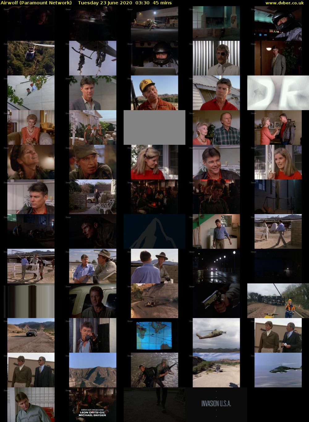 Airwolf (Paramount Network) Tuesday 23 June 2020 03:30 - 04:15