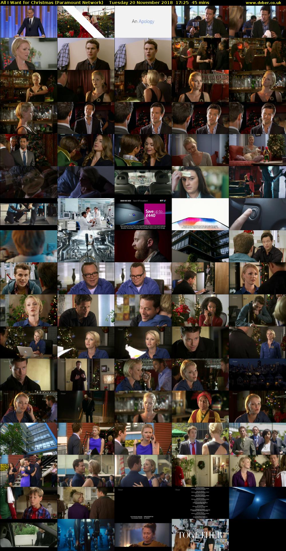 All I Want for Christmas (Paramount Network) Tuesday 20 November 2018 17:25 - 18:10