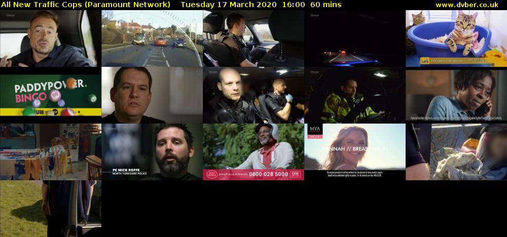 All New Traffic Cops (Paramount Network) Tuesday 17 March 2020 16:00 - 17:00