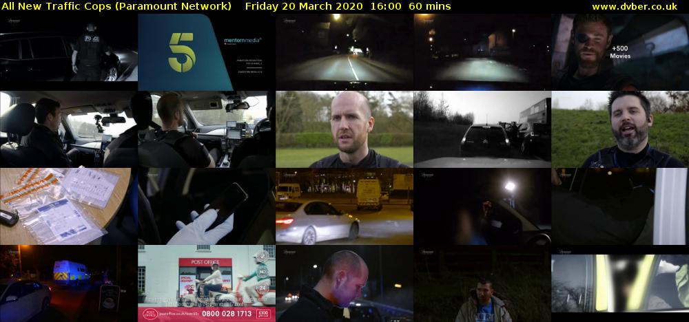 All New Traffic Cops (Paramount Network) Friday 20 March 2020 16:00 - 17:00