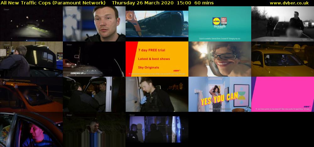All New Traffic Cops (Paramount Network) Thursday 26 March 2020 15:00 - 16:00