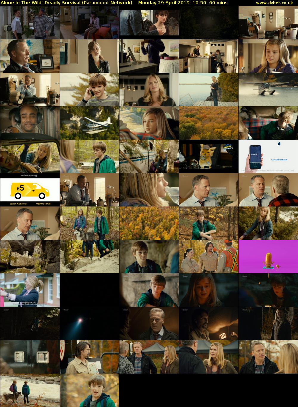 Alone In The Wild: Deadly Survival (Paramount Network) Monday 29 April 2019 10:50 - 11:50