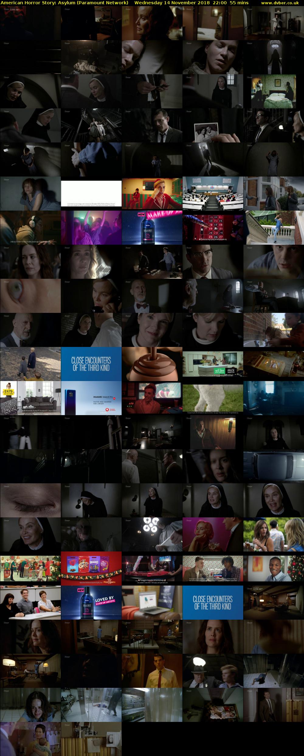 American Horror Story: Asylum (Paramount Network) Wednesday 14 November 2018 22:00 - 22:55