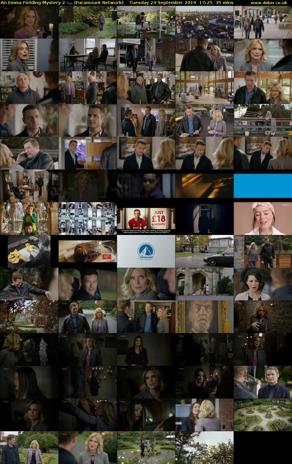 An Emma Fielding Mystery 2 -... (Paramount Network) Tuesday 24 September 2019 17:25 - 18:00