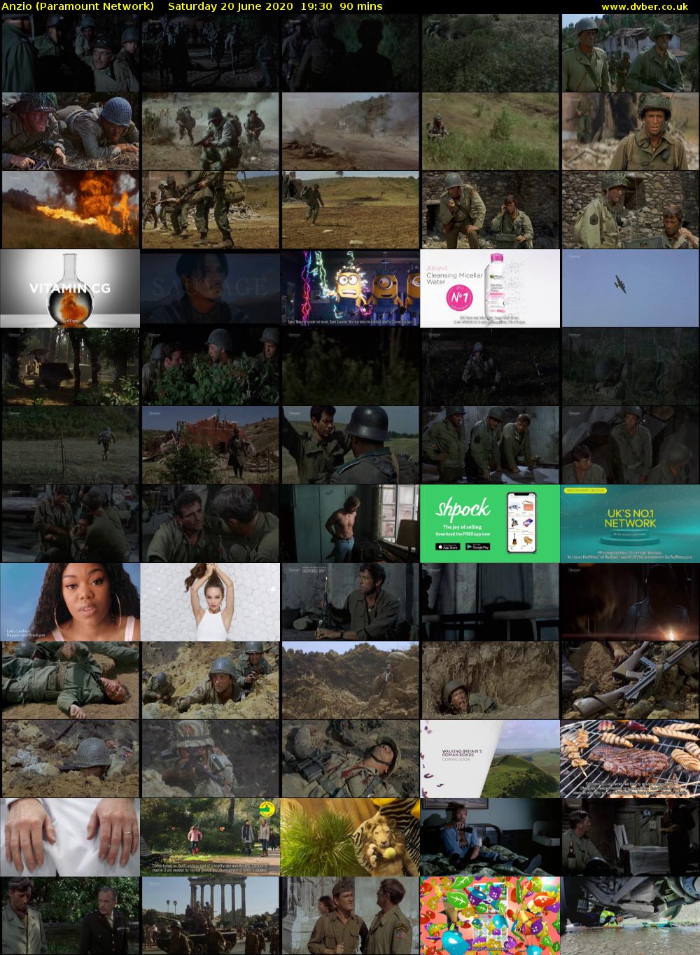 Anzio (Paramount Network) Saturday 20 June 2020 19:30 - 21:00