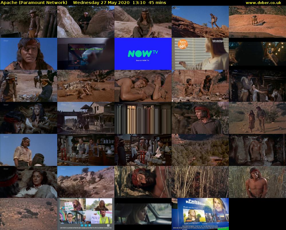 Apache (Paramount Network) Wednesday 27 May 2020 13:10 - 13:55