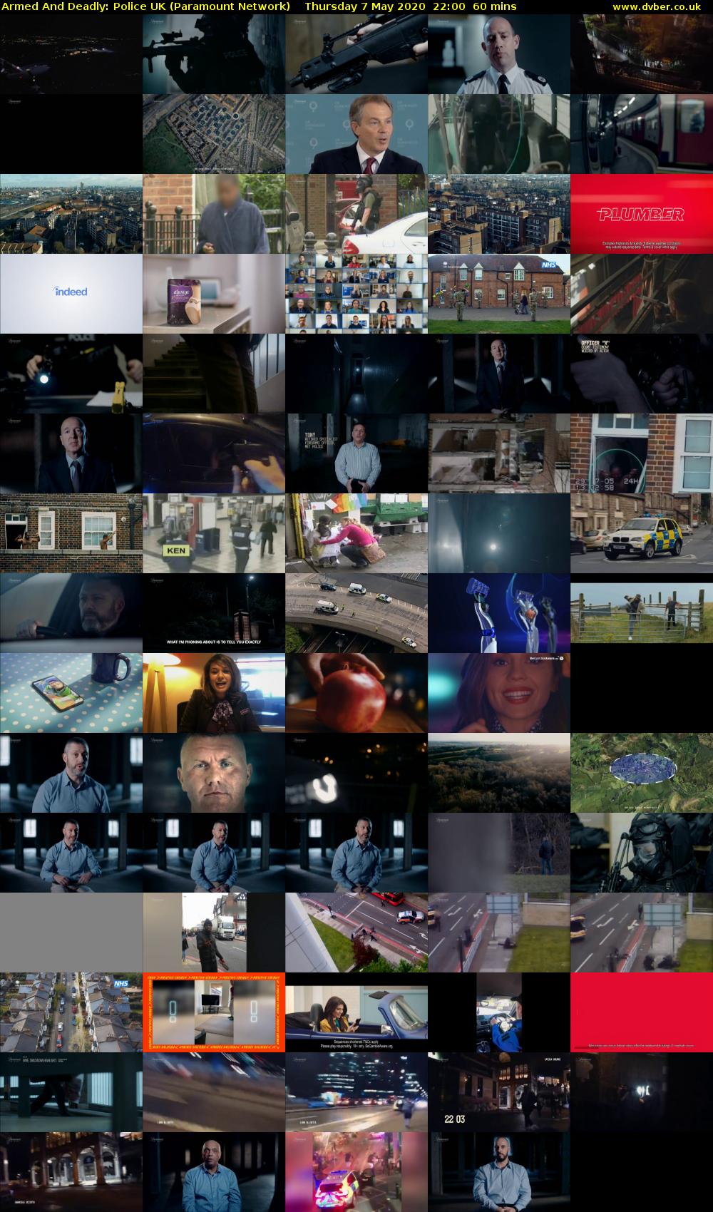 Armed And Deadly: Police UK (Paramount Network) Thursday 7 May 2020 22:00 - 23:00