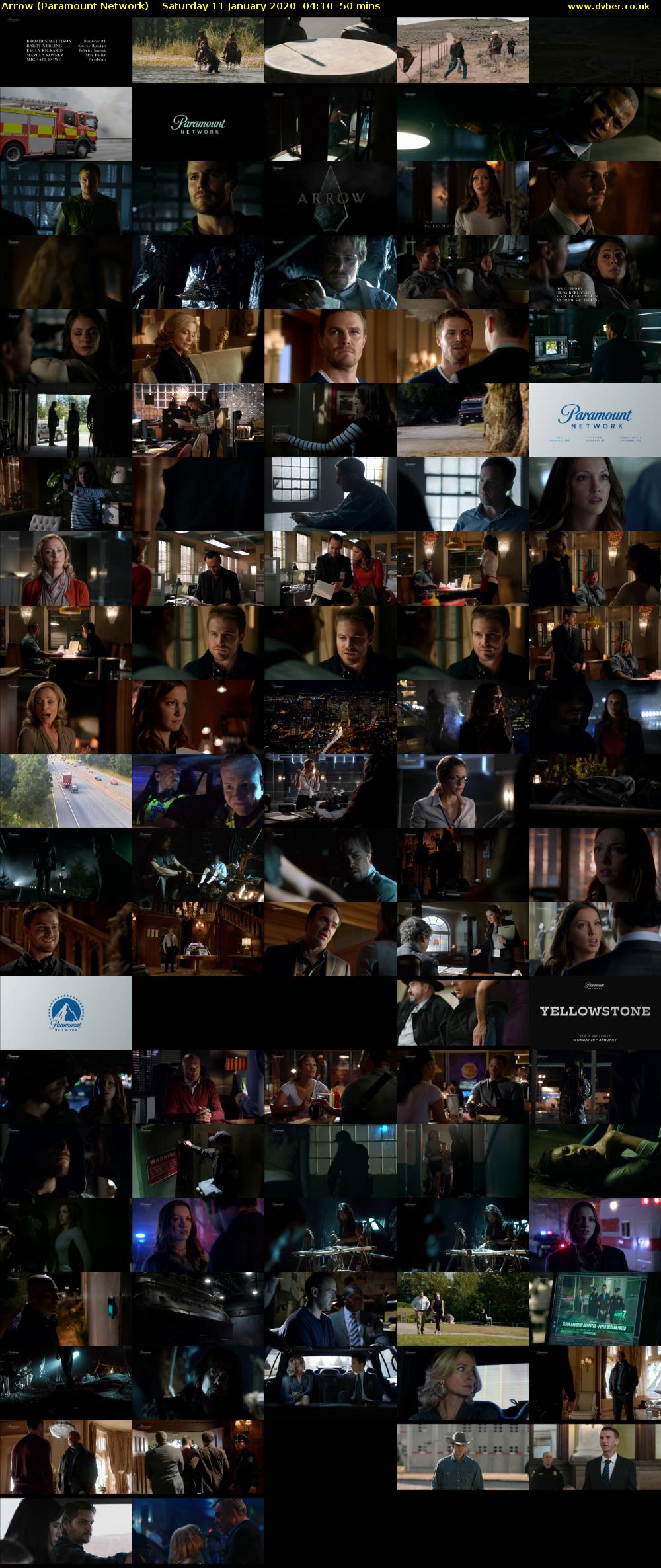 Arrow (Paramount Network) Saturday 11 January 2020 04:10 - 05:00