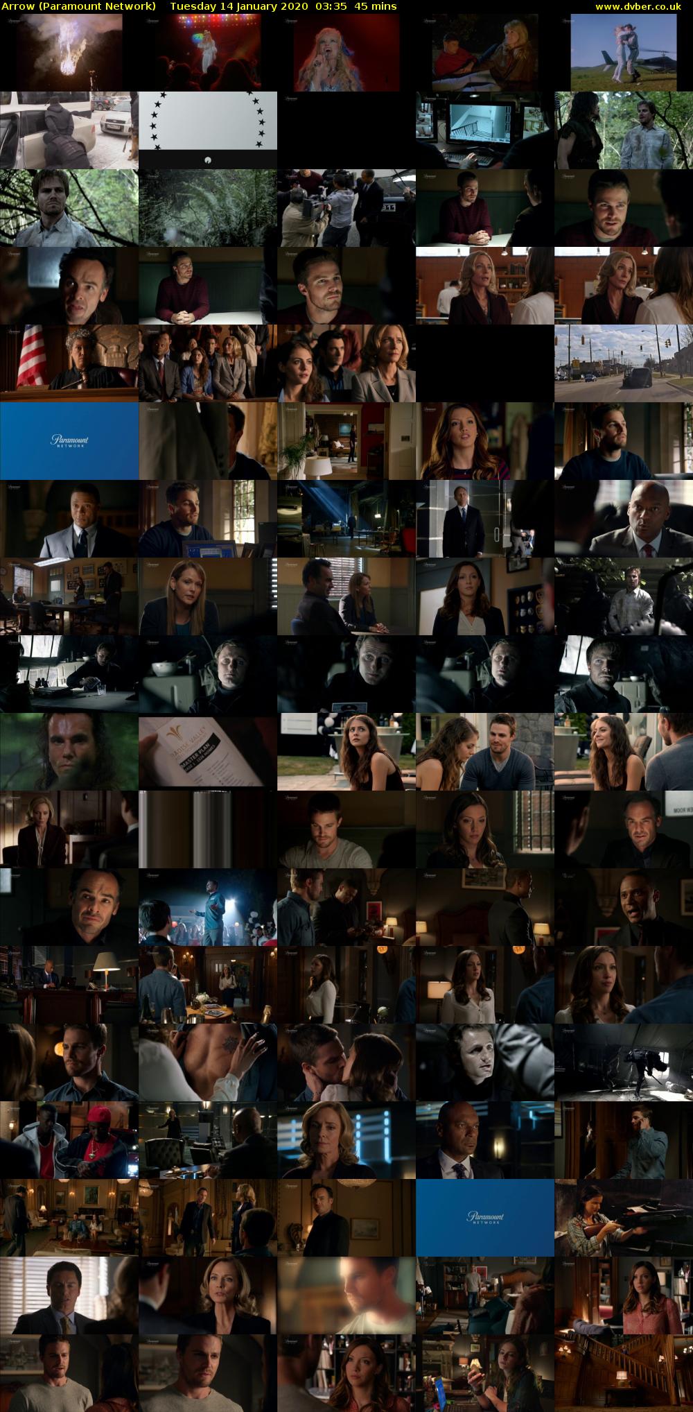 Arrow (Paramount Network) Tuesday 14 January 2020 03:35 - 04:20