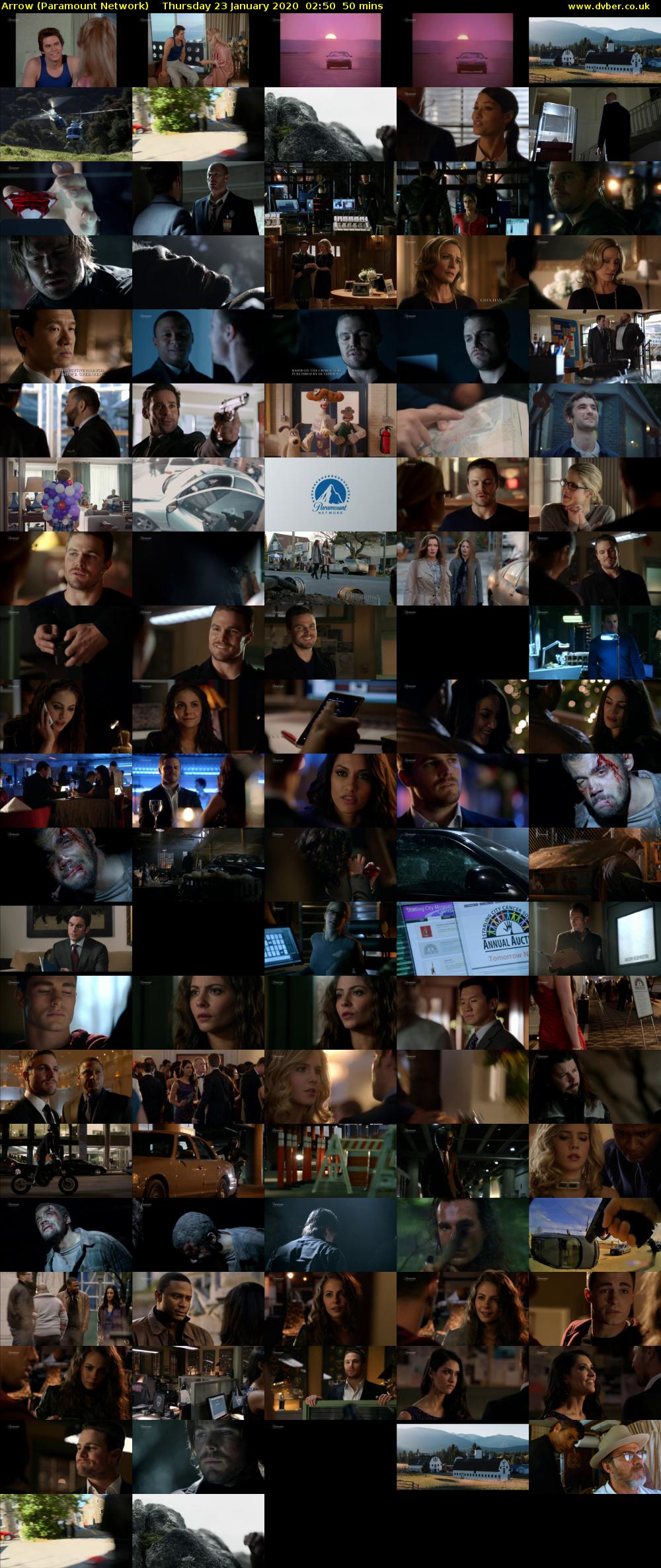 Arrow (Paramount Network) Thursday 23 January 2020 02:50 - 03:40