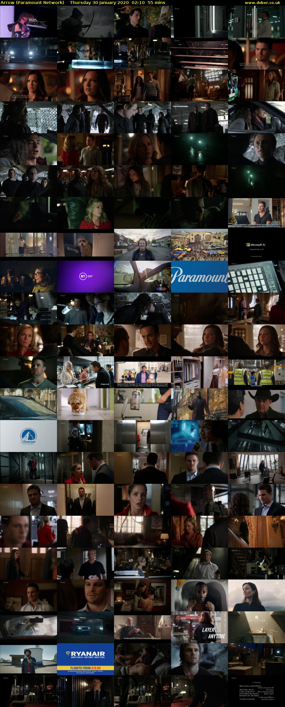 Arrow (Paramount Network) Thursday 30 January 2020 02:10 - 03:05