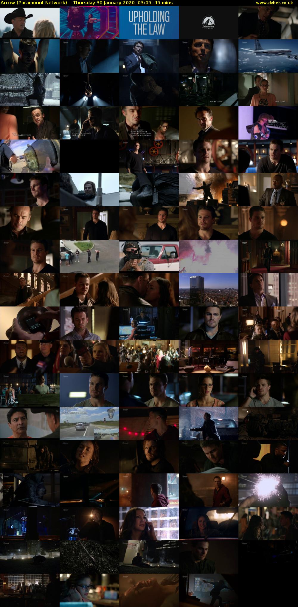 Arrow (Paramount Network) Thursday 30 January 2020 03:05 - 03:50