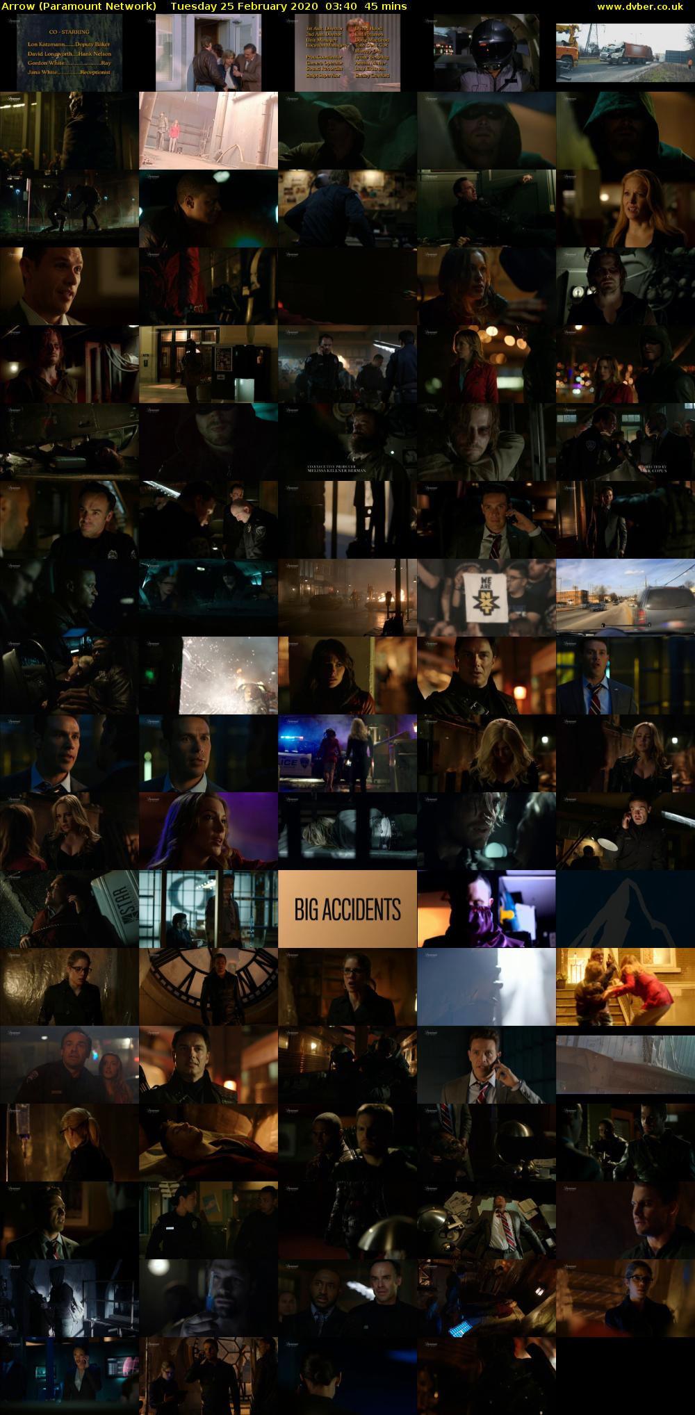 Arrow (Paramount Network) Tuesday 25 February 2020 03:40 - 04:25