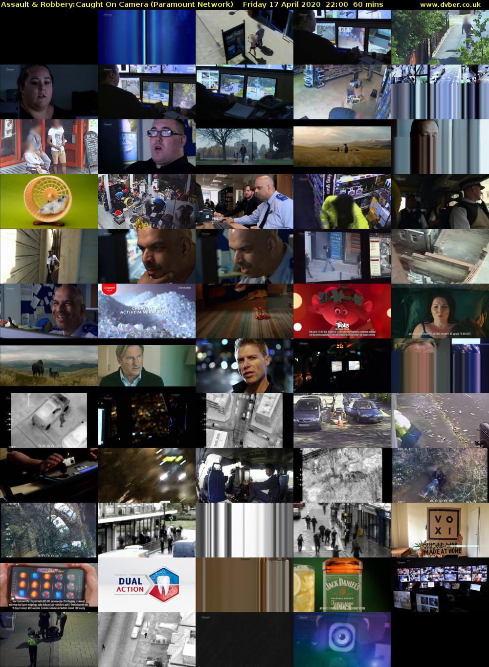 Assault & Robbery:Caught On Camera (Paramount Network) Friday 17 April 2020 22:00 - 23:00