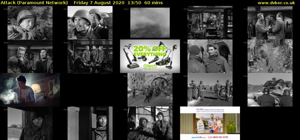 Attack (Paramount Network) Friday 7 August 2020 13:50 - 14:50