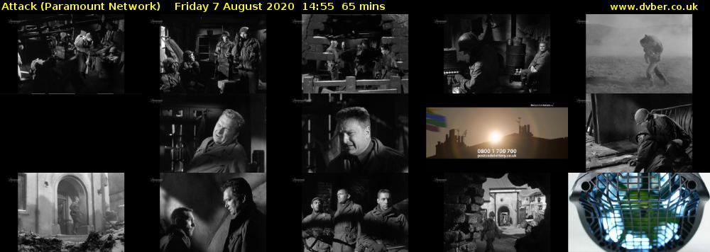 Attack (Paramount Network) Friday 7 August 2020 14:55 - 16:00