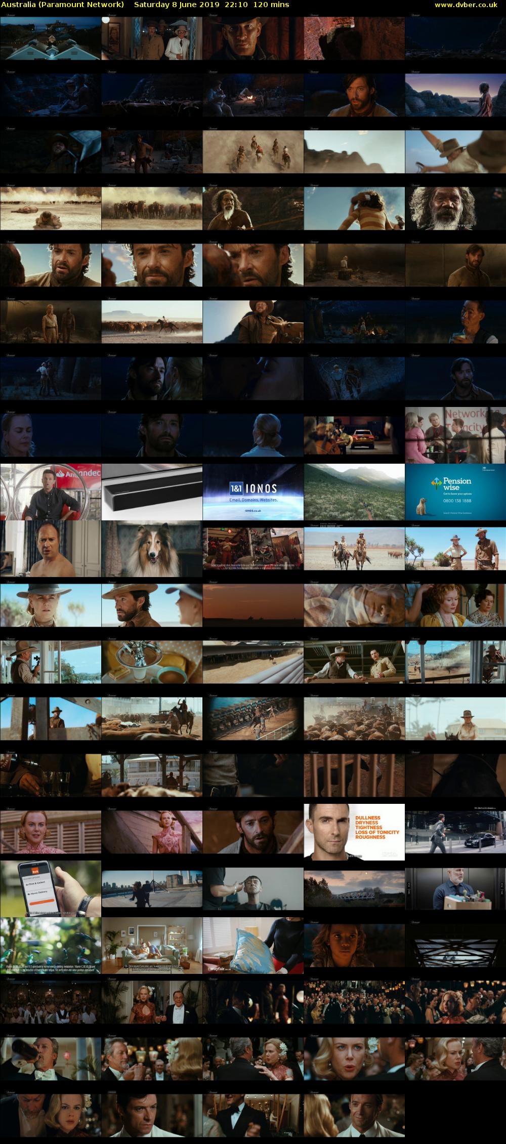 Australia (Paramount Network) Saturday 8 June 2019 22:10 - 00:10