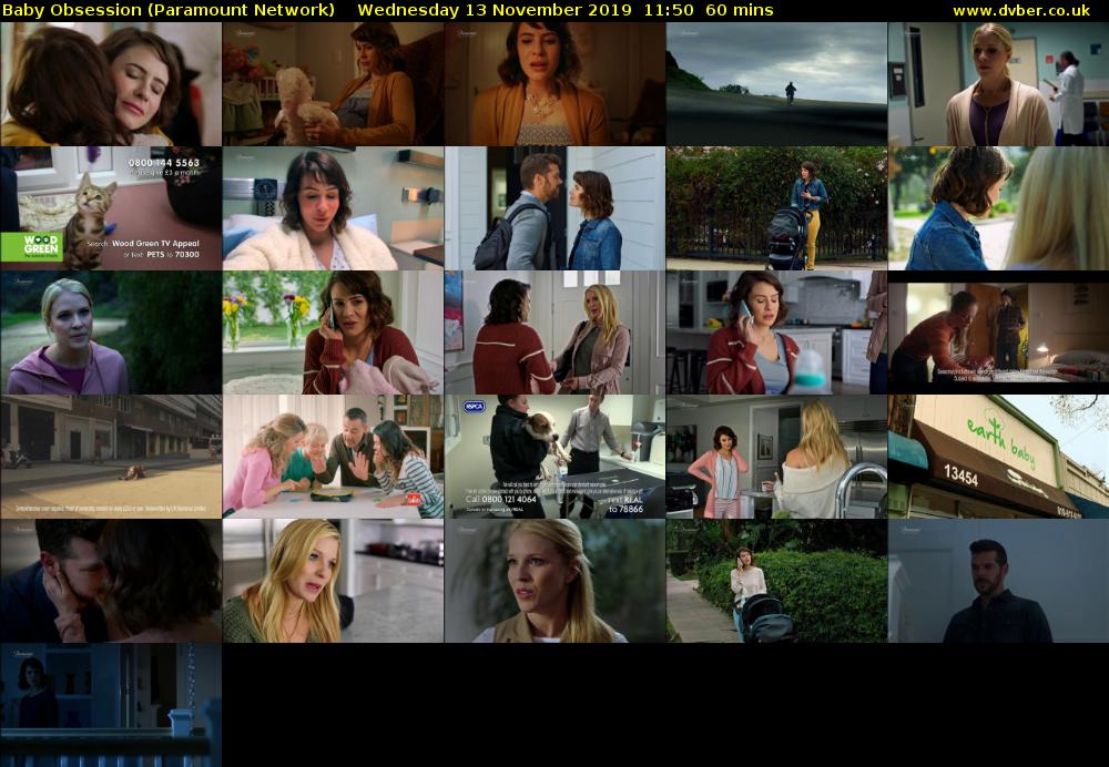 Baby Obsession (Paramount Network) Wednesday 13 November 2019 11:50 - 12:50