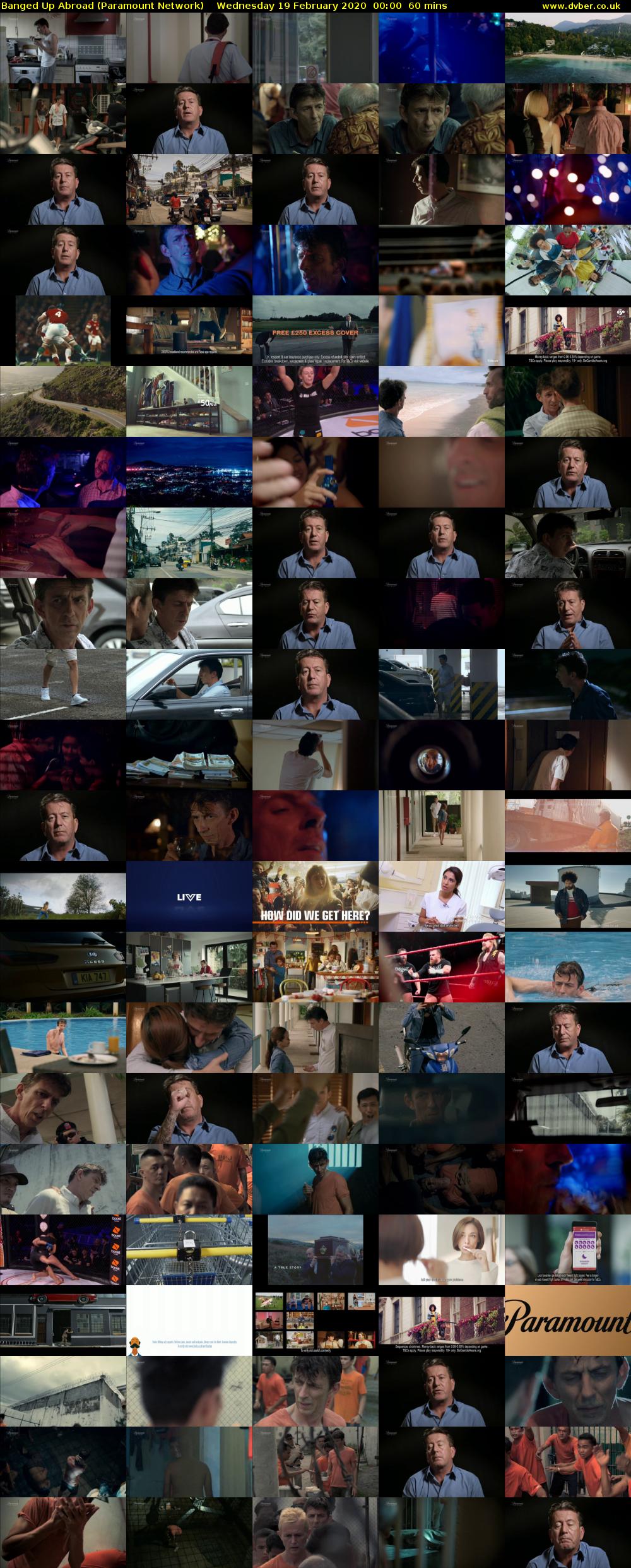 Banged Up Abroad (Paramount Network) Wednesday 19 February 2020 00:00 - 01:00