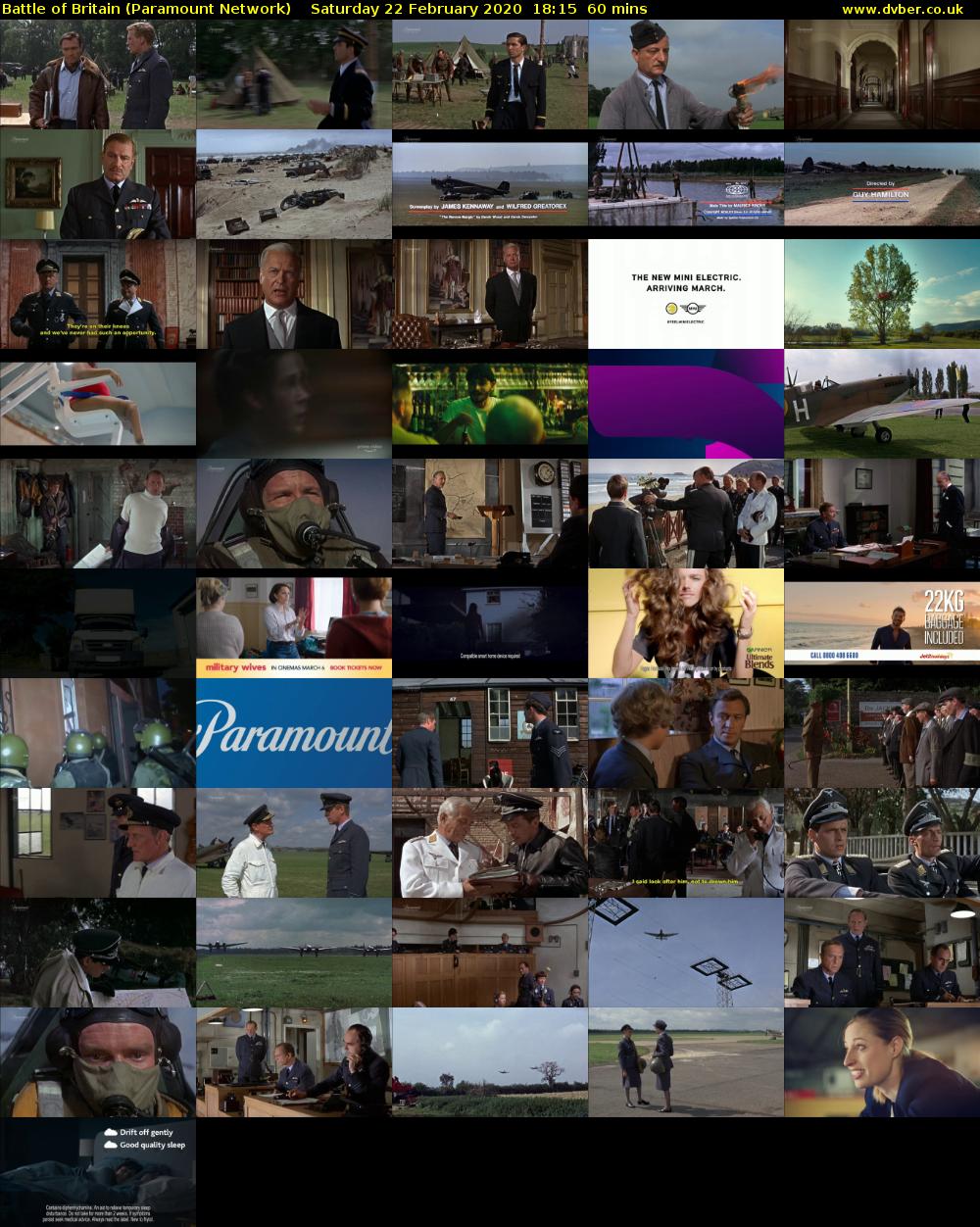 Battle of Britain (Paramount Network) Saturday 22 February 2020 18:15 - 19:15