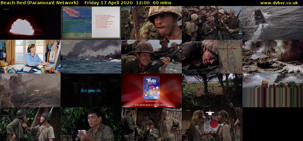 Beach Red (Paramount Network) Friday 17 April 2020 12:00 - 13:00