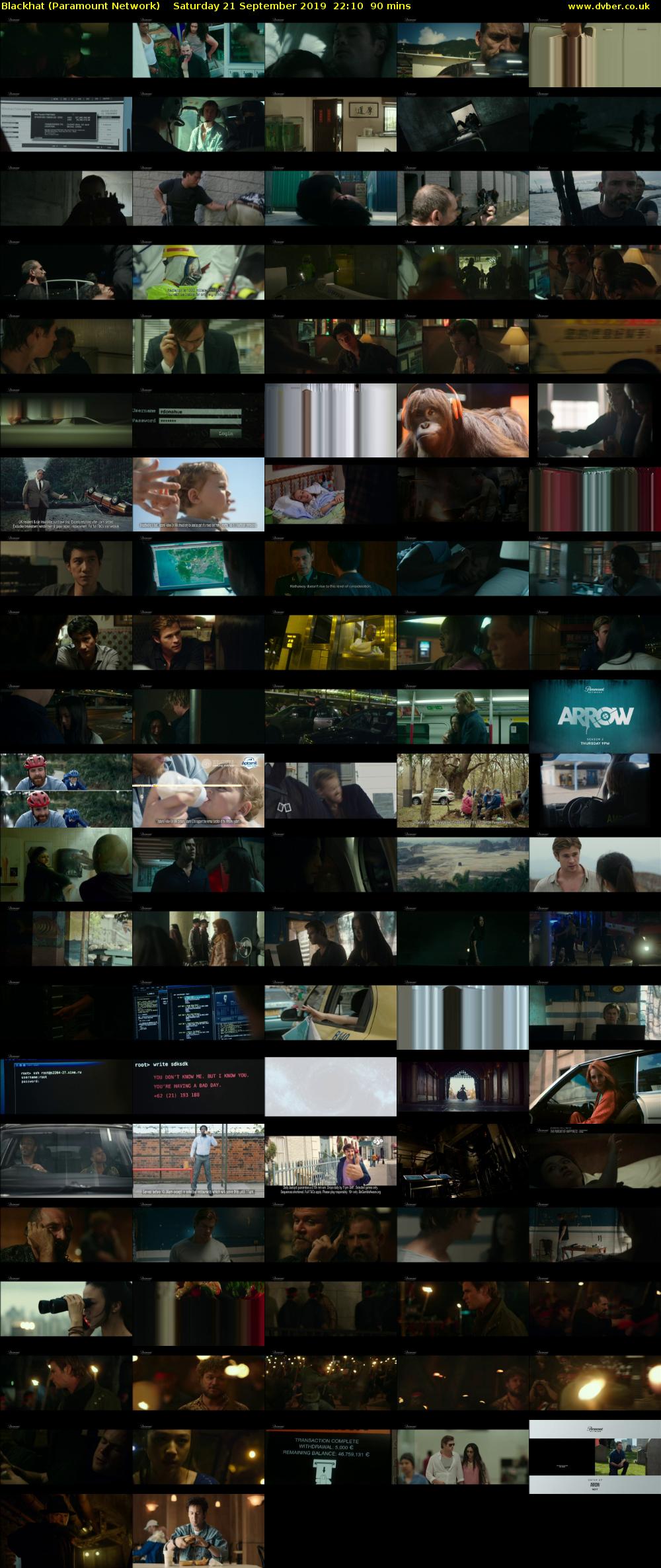 Blackhat (Paramount Network) Saturday 21 September 2019 22:10 - 23:40