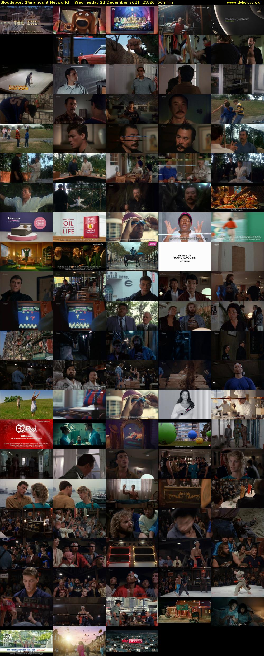 Bloodsport (Paramount Network) Wednesday 22 December 2021 23:20 - 00:20