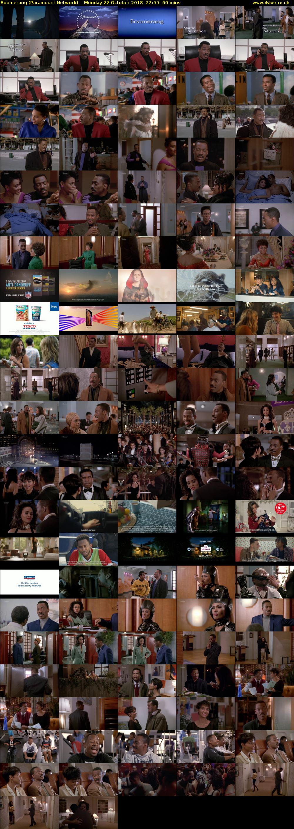 Boomerang (Paramount Network) Monday 22 October 2018 22:55 - 23:55